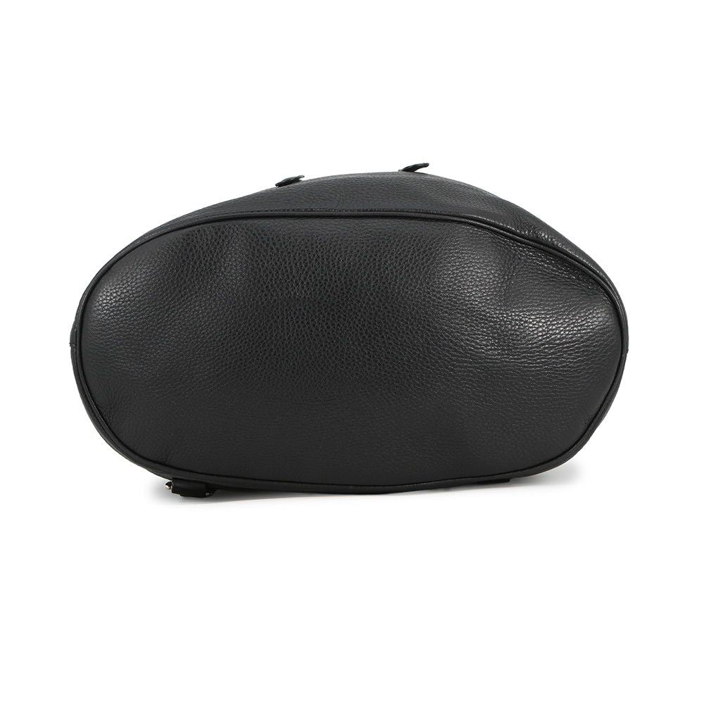 Gucci Soho Drawstring Backpack Leather Sac Black — view 3