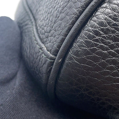 Gucci Soho Drawstring Backpack Leather Sac Black — view 6