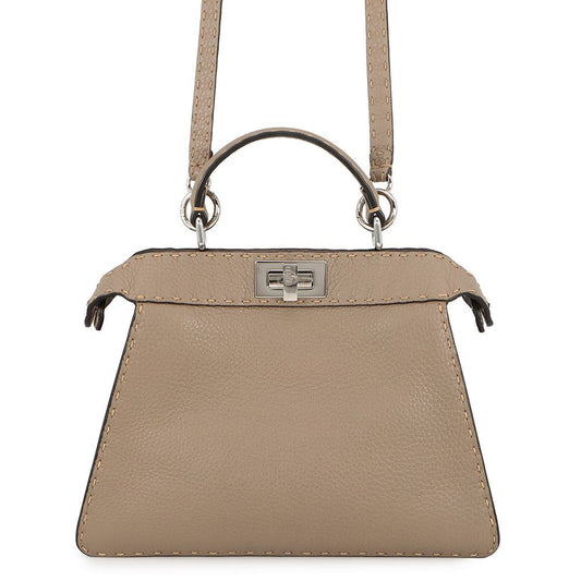 Fendi Handbag Selleria Peekaboo ISeeU Small Calf Leather 2-Way