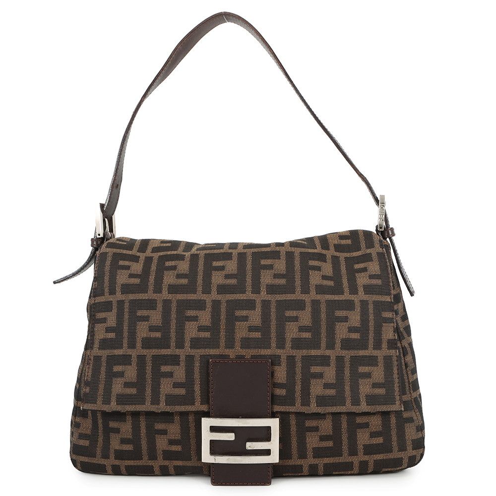 Fendi Zucca Mamma Bucket Canvas Shoulder