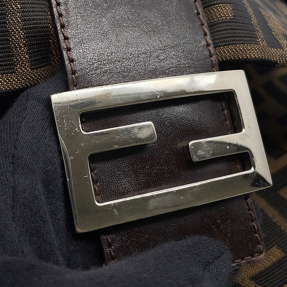 Fendi Zucca Mamma Bucket Canvas Shoulder — view 6