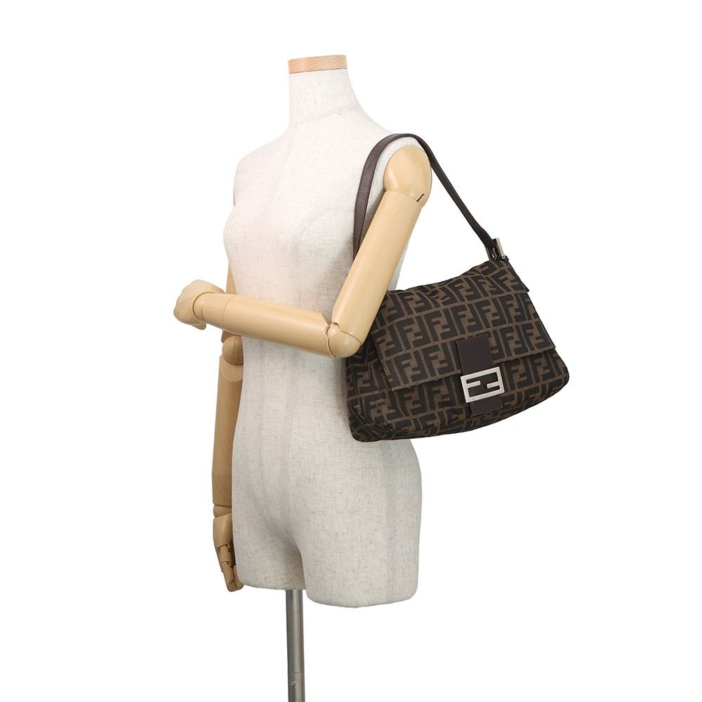 Fendi Zucca Mamma Bucket Canvas Shoulder — view 4
