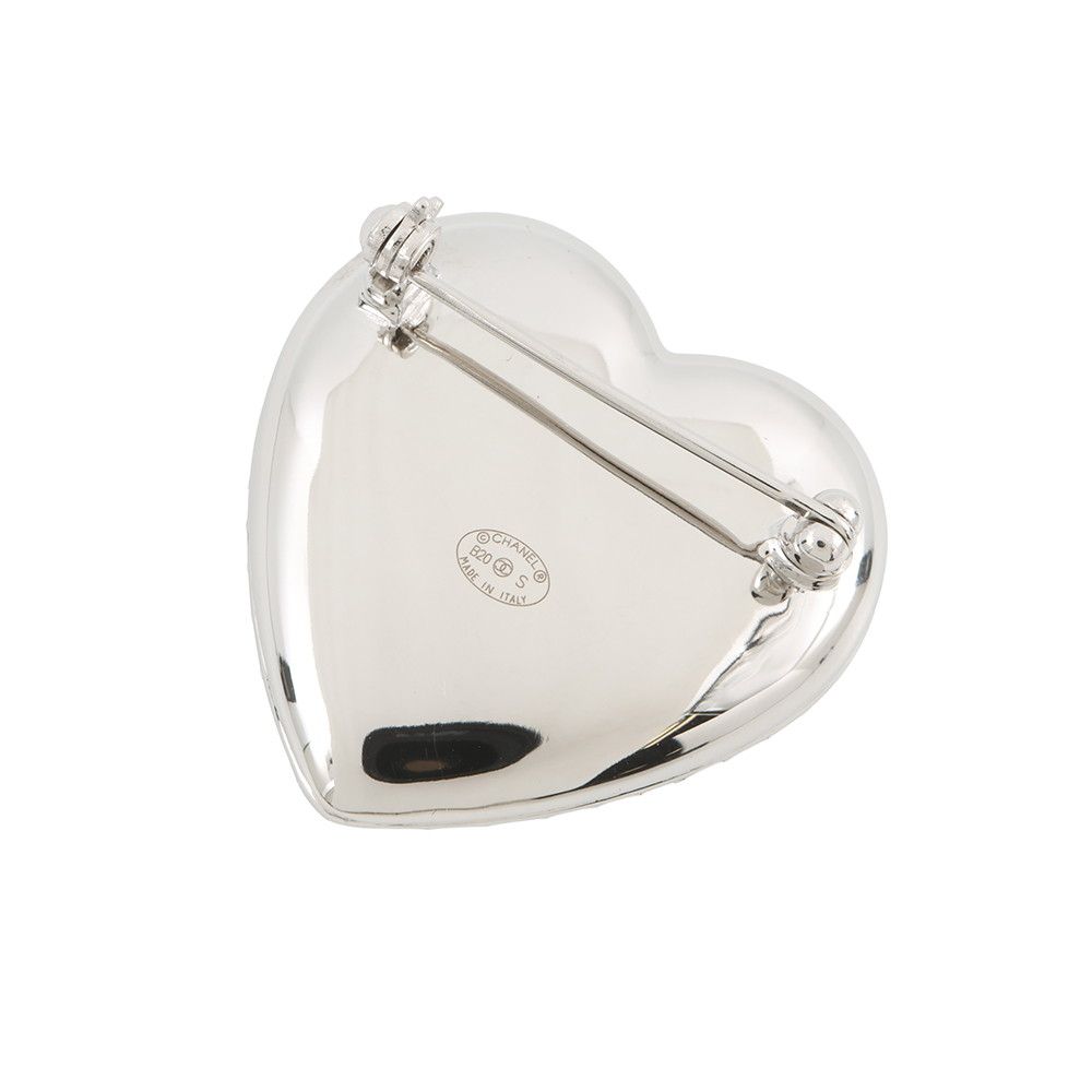Chanel Brooch CC Logo Rhinestone — view 3