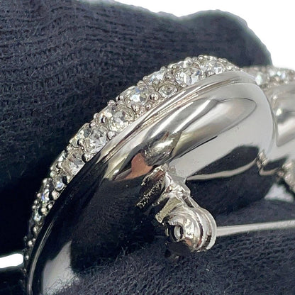 Chanel Brooch CC Logo Rhinestone — view 5