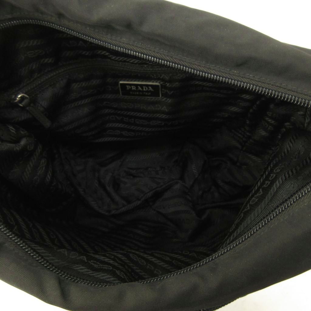 Prada Nylon Shoulder Bag Black — view 5