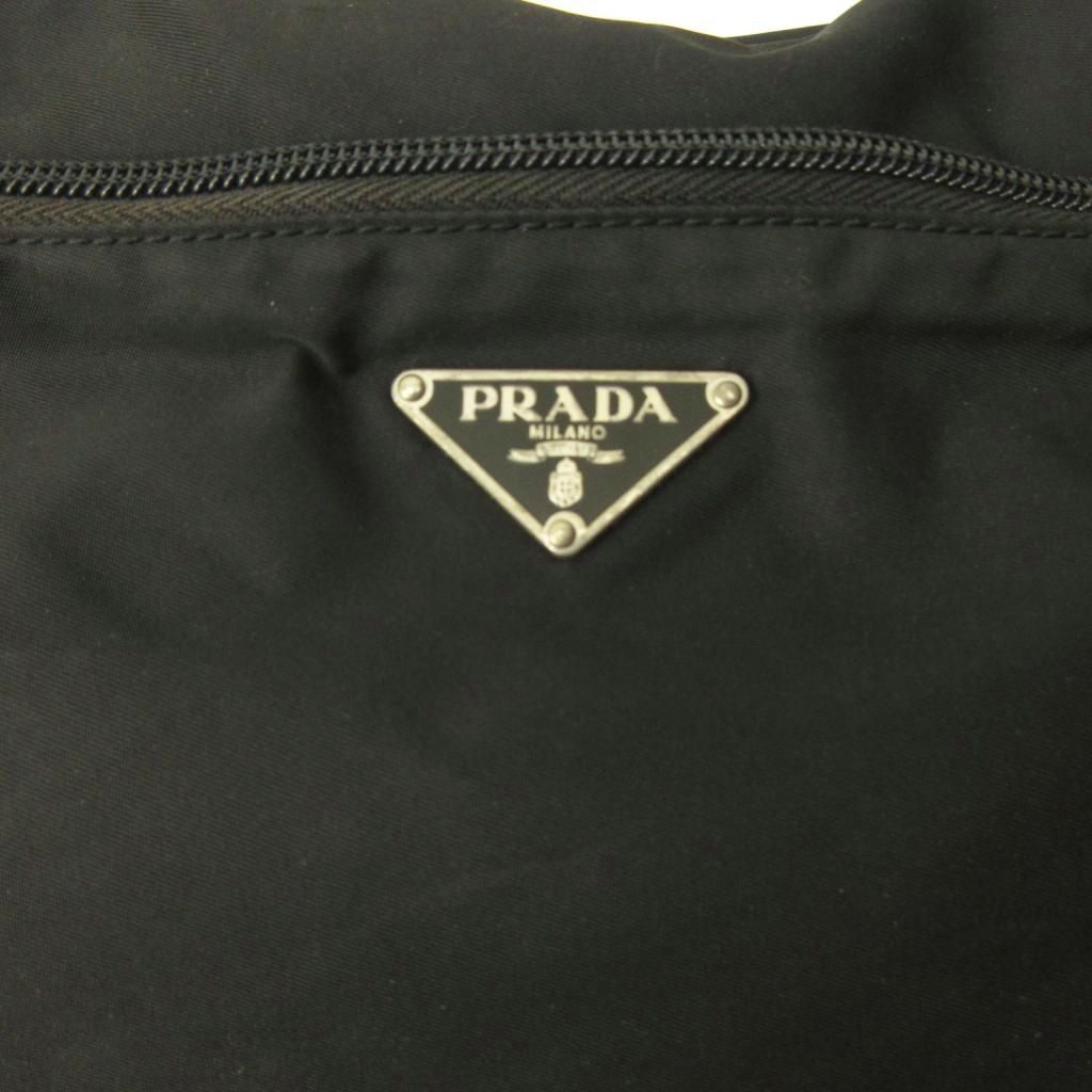 Prada Nylon Shoulder Bag Black — view 7