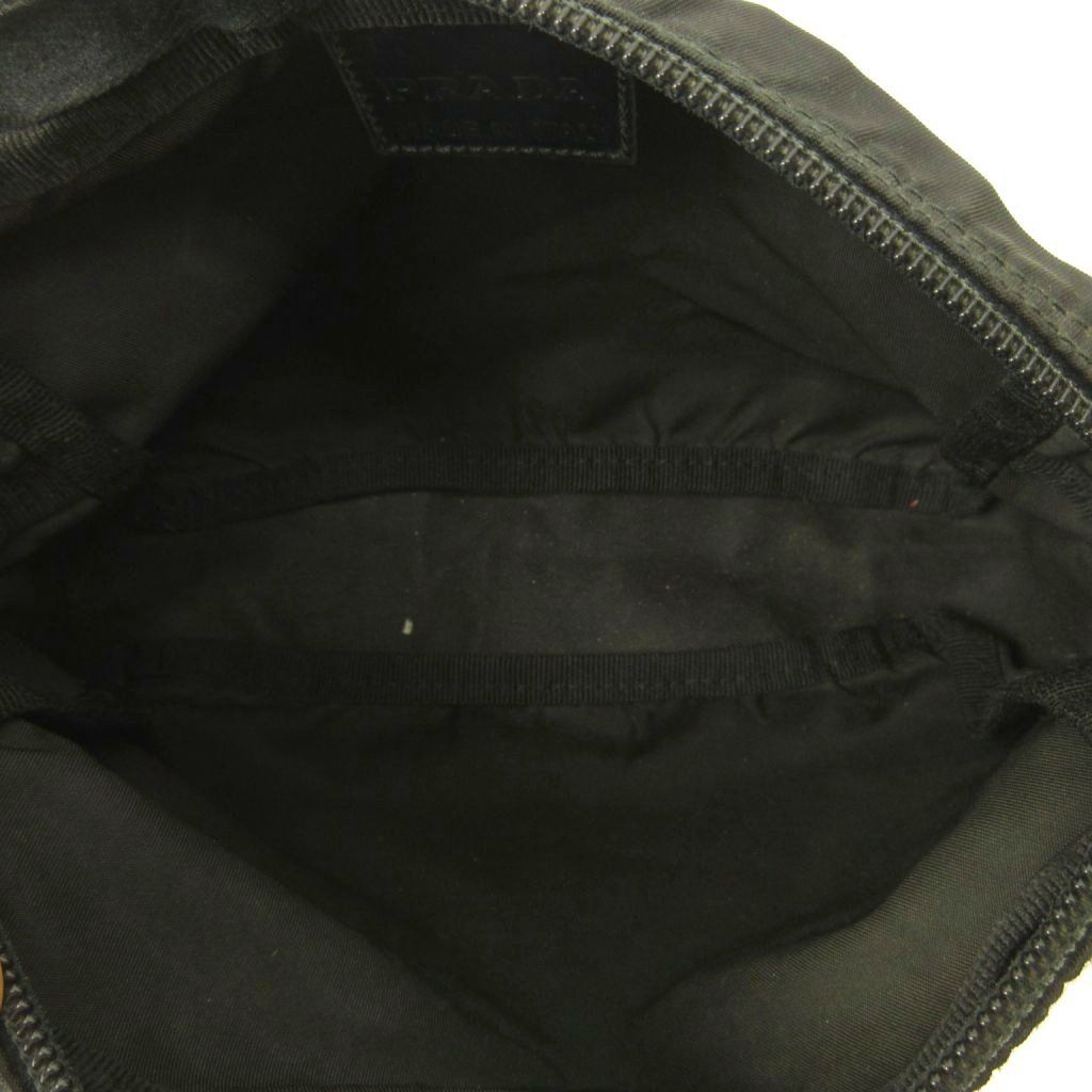 Prada Nylon Cosmetic Makeup Pouch Black — view 5