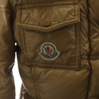 Moncler Quincy Down Jacket Hood Patch Logo 0 Beige — view 7