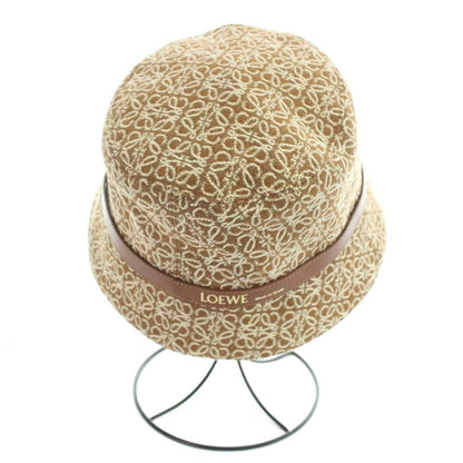 Loewe Anagram Bucket Hat Leather Belt 59 Brown — view 3