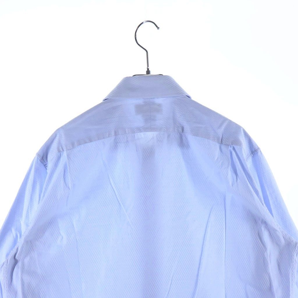 Hermes Regular Color Series Button Long Sleeve Shirt Blue — view 4