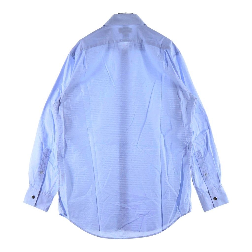 Hermes Regular Color Series Button Long Sleeve Shirt Blue — view 2