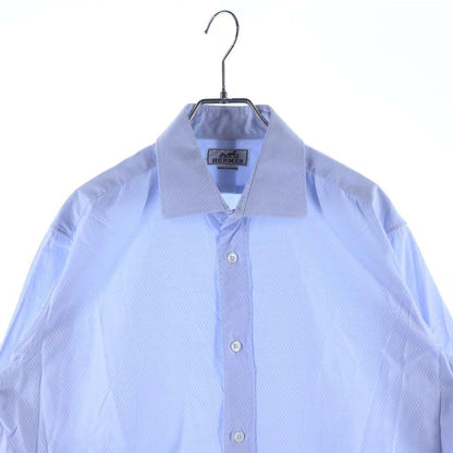 Hermes Regular Color Series Button Long Sleeve Shirt Blue — view 3