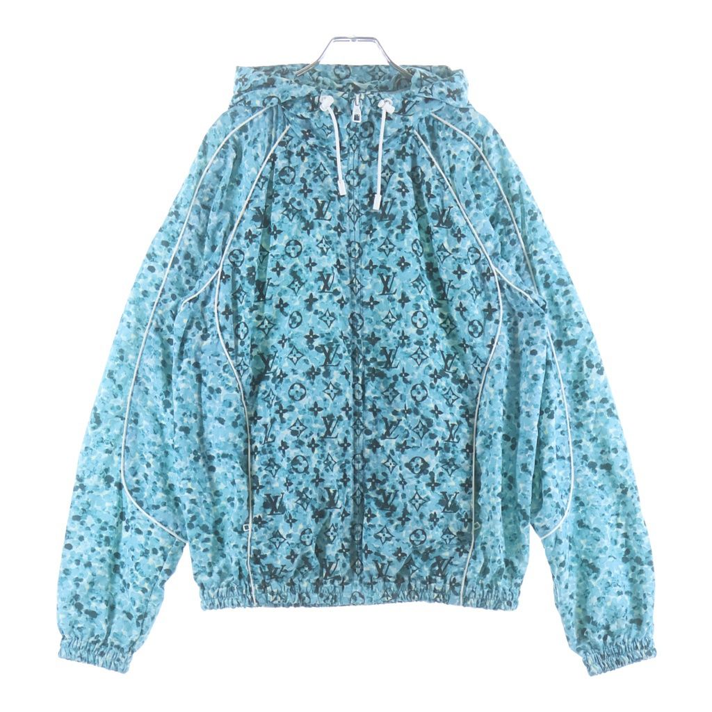 Louis Vuitton Zs2 Monogram Printed Nylon Windbreaker 44 Jacket