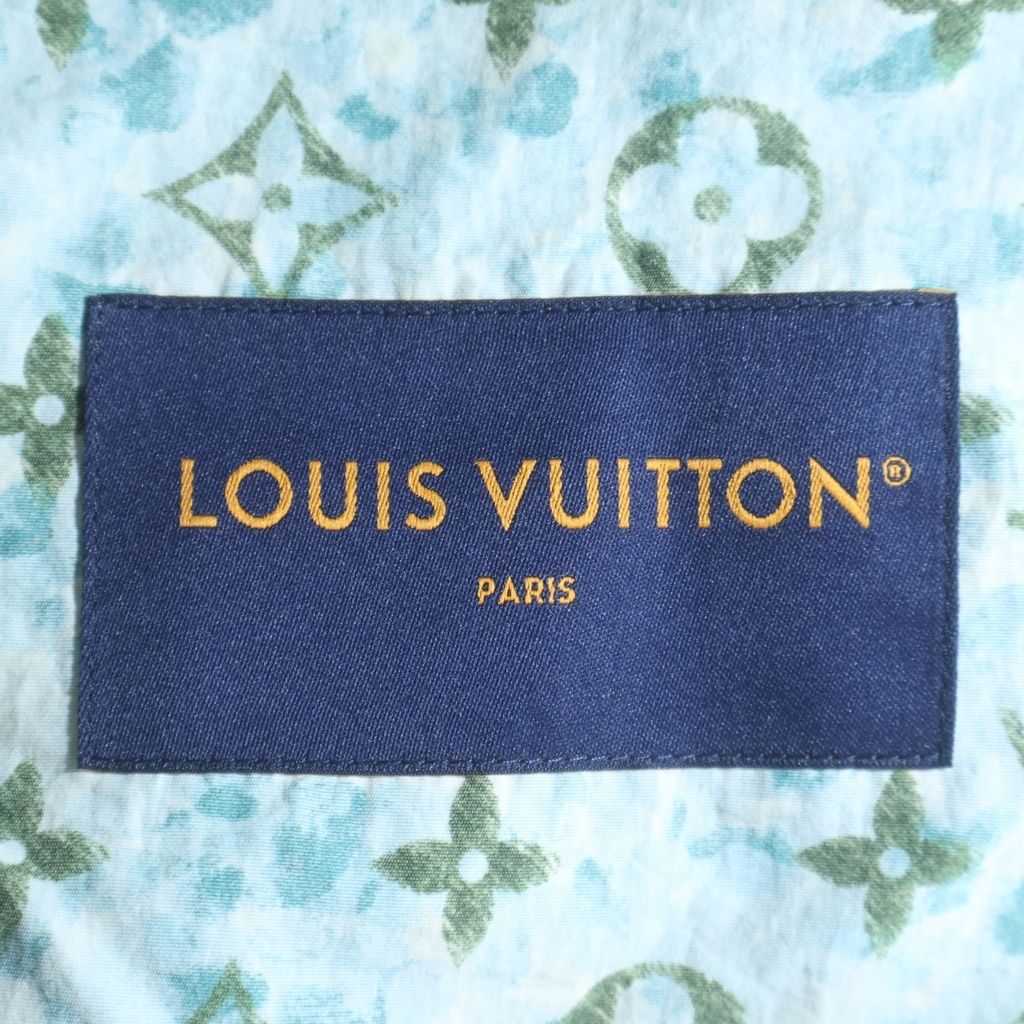 Louis Vuitton Zs2 Monogram Printed Nylon Windbreaker 44 Jacket — view 6