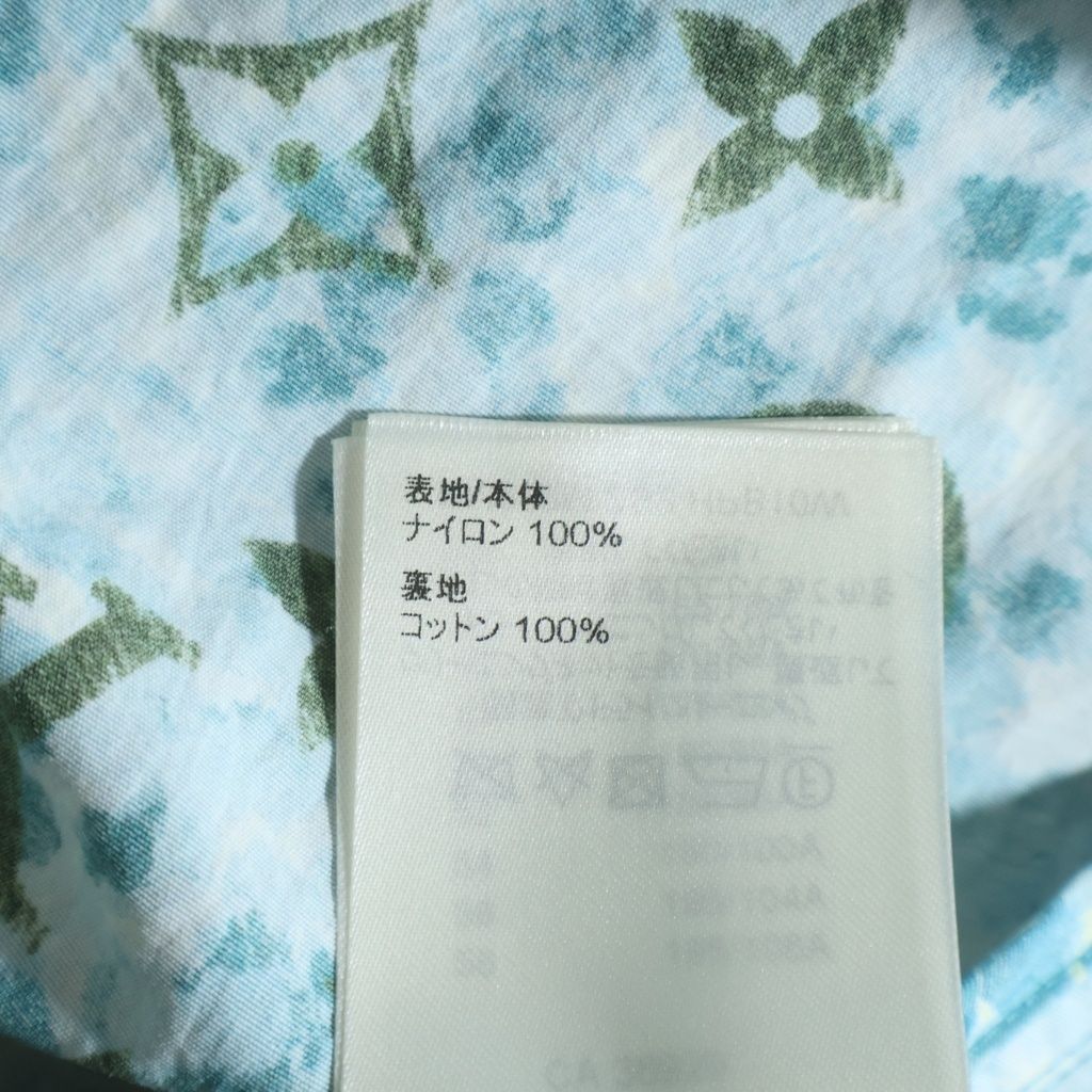 Louis Vuitton Zs2 Monogram Printed Nylon Windbreaker 44 Jacket — view 7
