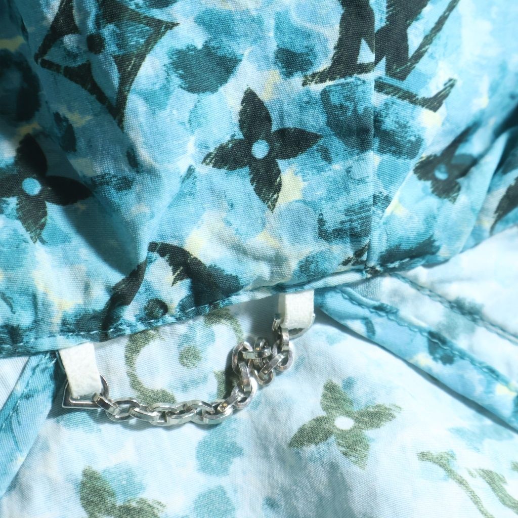 Louis Vuitton Zs2 Monogram Printed Nylon Windbreaker 44 Jacket — view 5