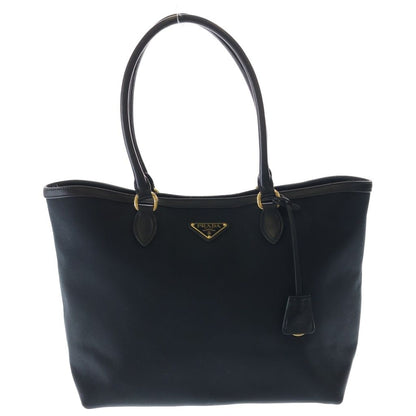 Prada Tessuto Tote Black Nylon Gold