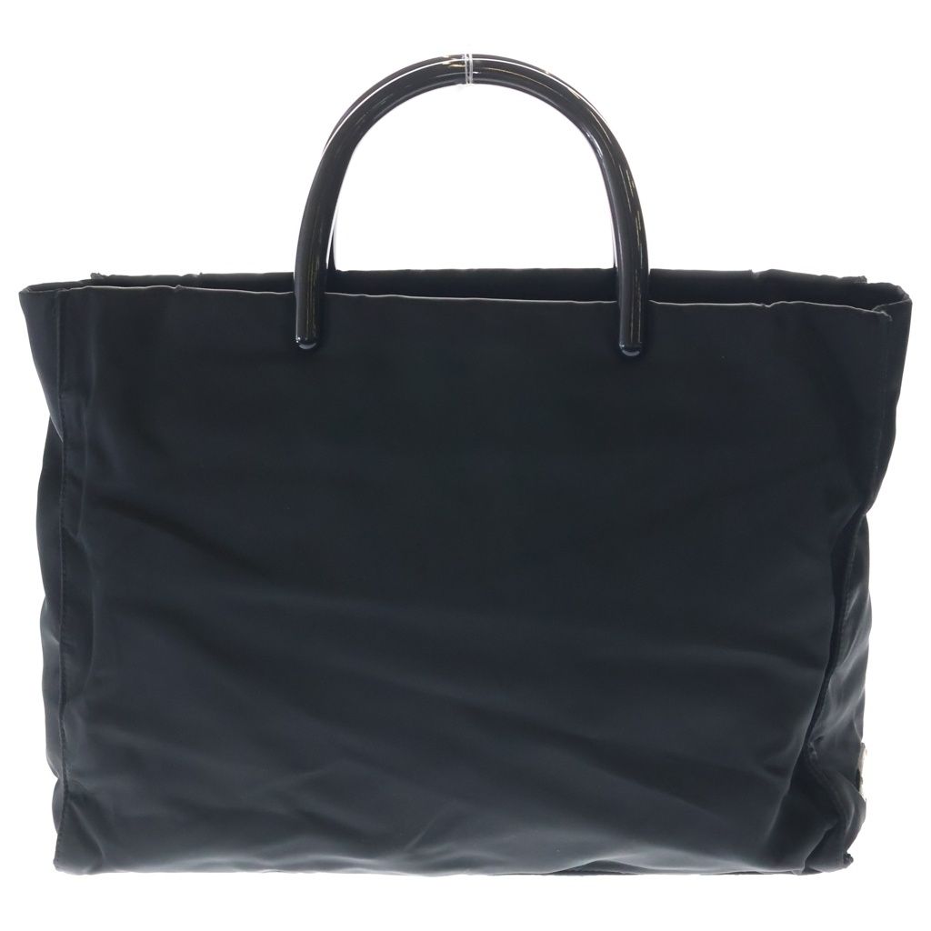 Prada Side Nylon Hand Tote Black