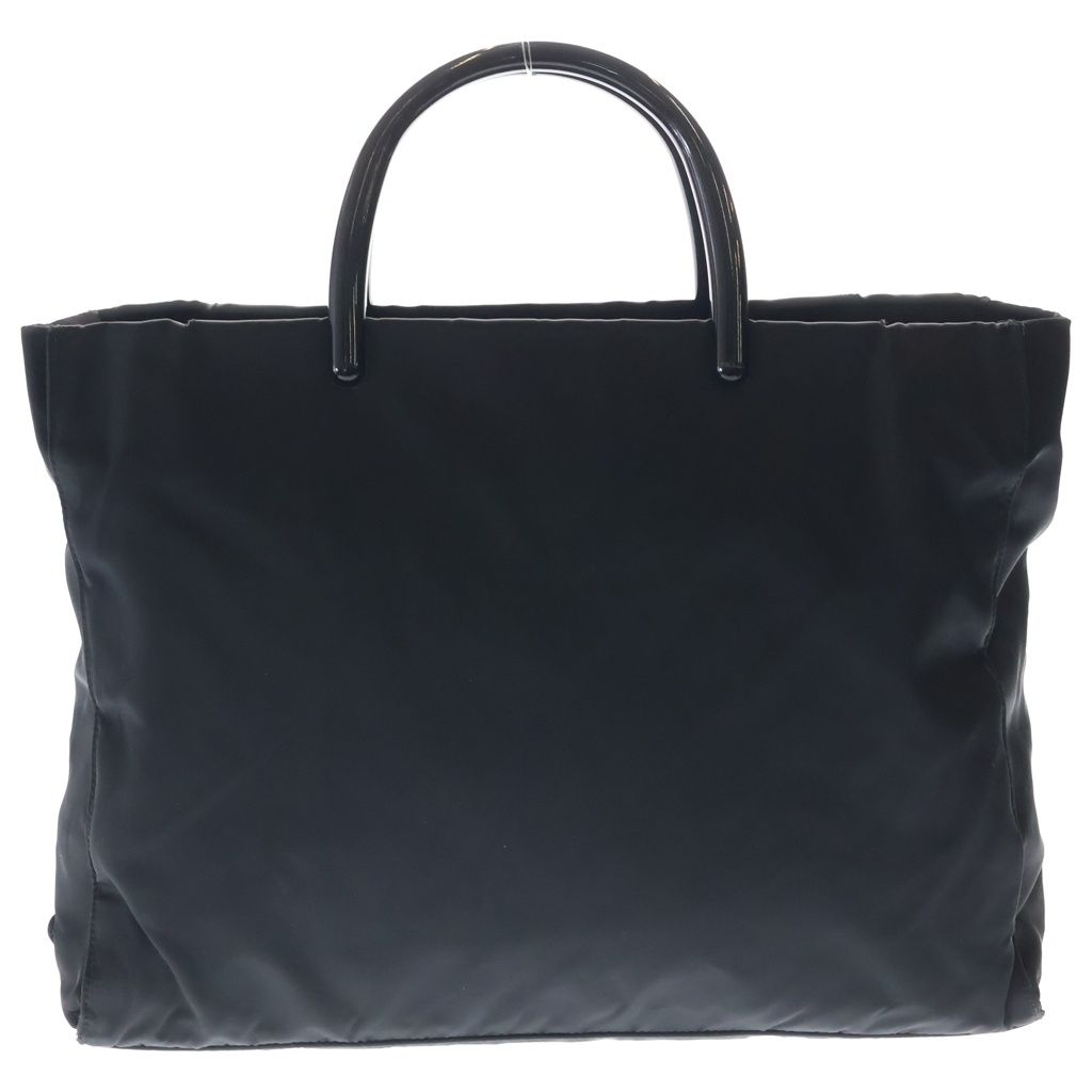 Prada Side Nylon Hand Tote Black — view 2