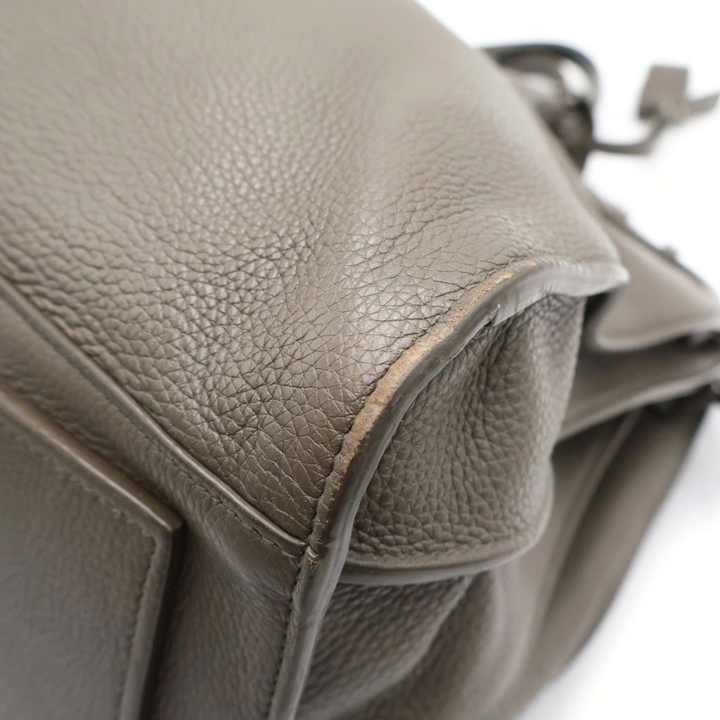 Saint Laurent Paris Sac de Jour S-owl Large 2-Way Shoulder Bag Khaki Green — view 6