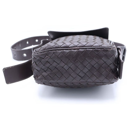 Bottega Veneta Intrecciato Mini Shoulder Bag Brown Leather — view 4