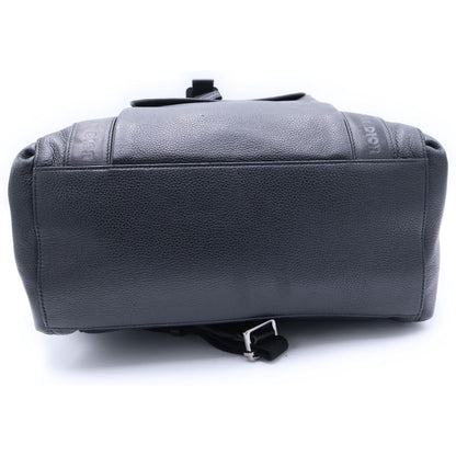Dior Saddle Leather Backpack Black — view 5
