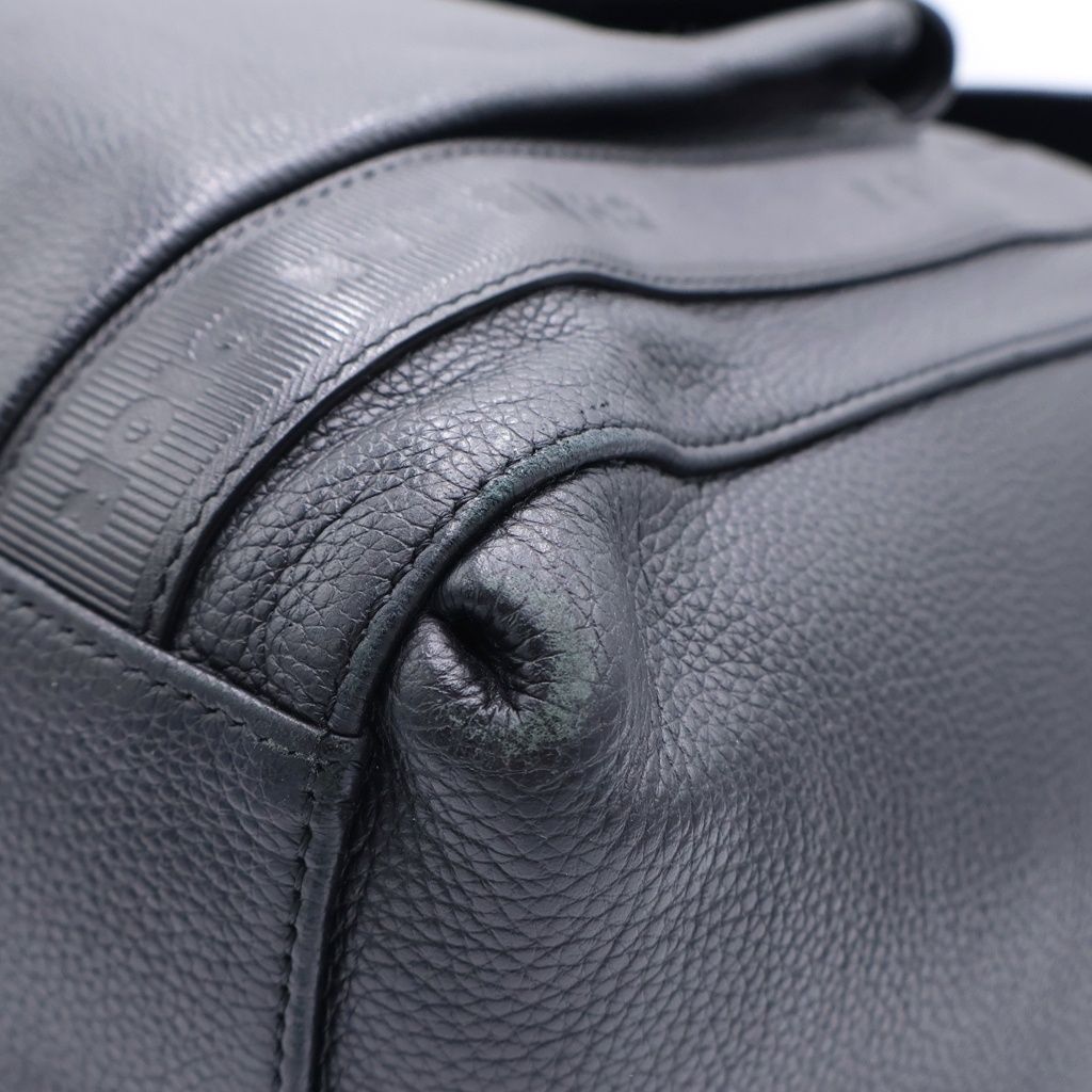 Dior Saddle Leather Backpack Black — view 6