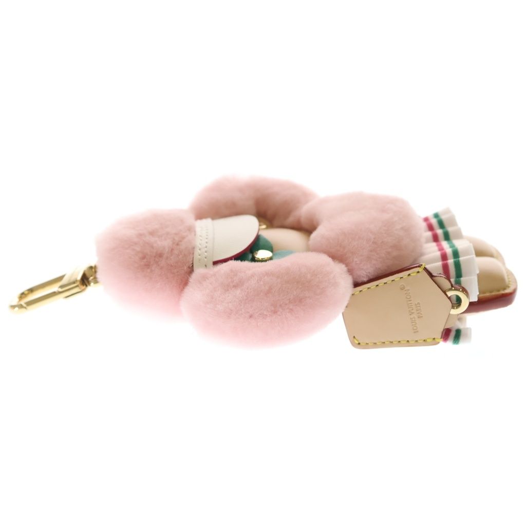 Louis Vuitton Bag Charm Vivienne Fashionista Brown Leather — view 4