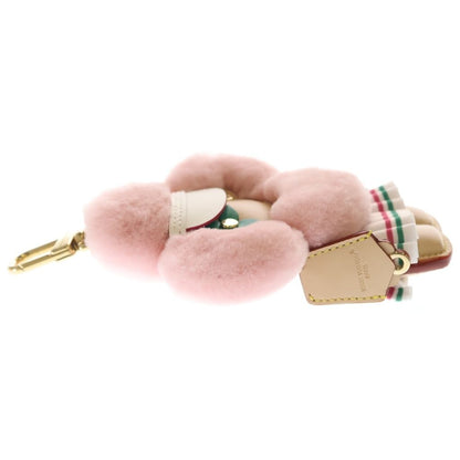 Louis Vuitton Bag Charm Vivienne Fashionista Brown Leather — view 4