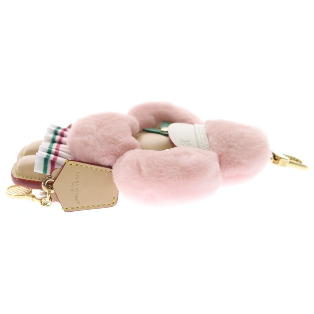 Louis Vuitton Bag Charm Vivienne Fashionista Brown Leather — view 3