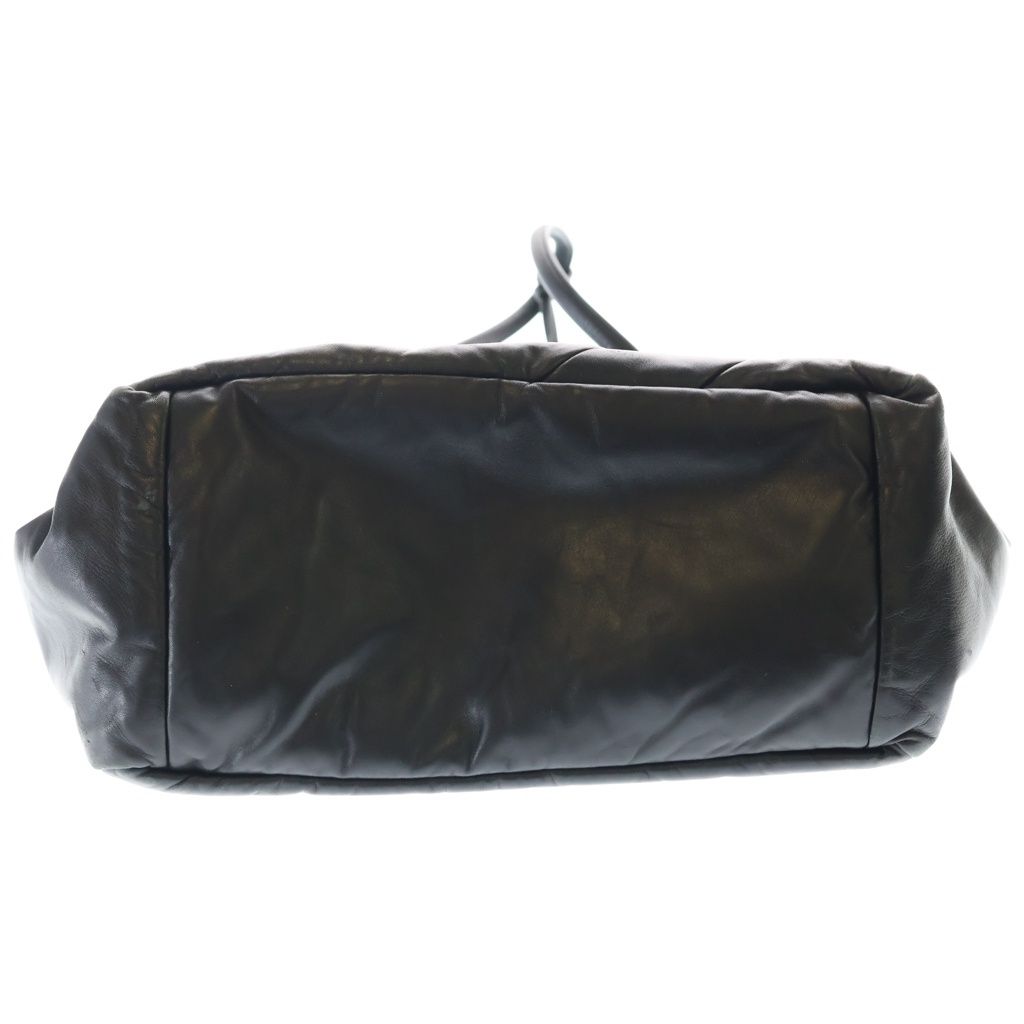 Prada Nappa Leather Tote Black Pink Silver — view 5