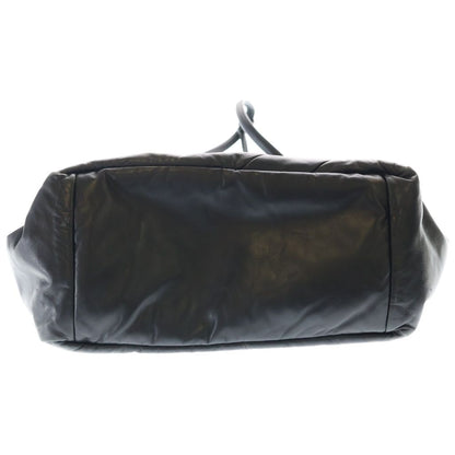 Prada Nappa Leather Tote Black Pink Silver — view 5