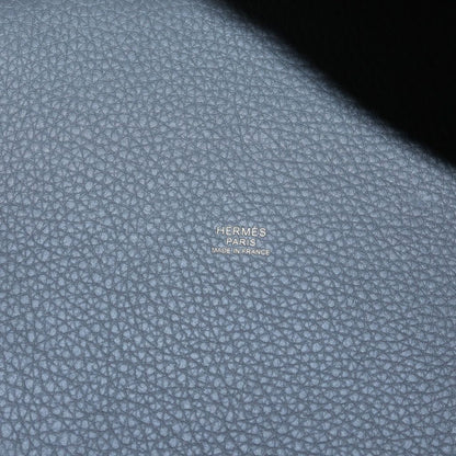 Hermes Picotin Lock MM Grime Taurillon Clemence Handbag Gold — view 5