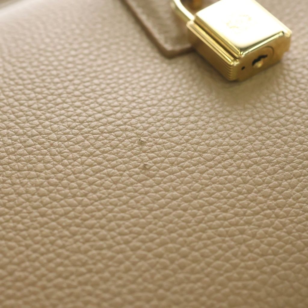 Loewe Amazona 23 2-Way Handbag Beige Leather Strap — view 6