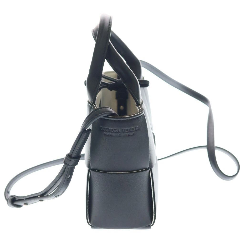 Bottega Veneta Candy Arco Shoulder Bag Black White Leather — view 3
