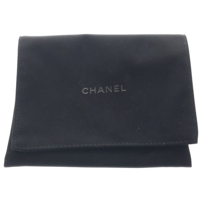 Chanel Quilted Fragment Case Card Mini Wallet Salmon Pink Lambskin Black — view 7