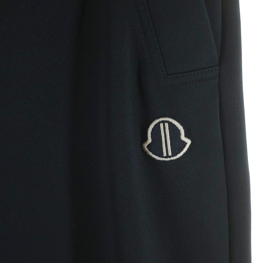 Moncler Rick Owens Pantalone Jersey Logo Patch Drawstring Track Pants — view 5