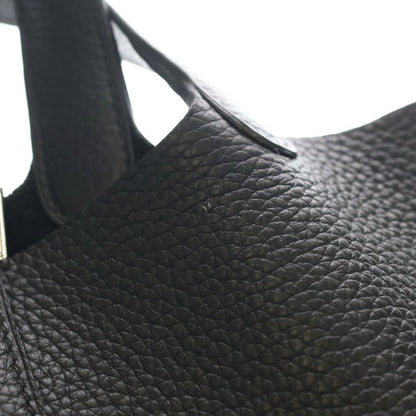 Hermes Picotin Lock PM Black Taurillon Clemence Silver — view 6