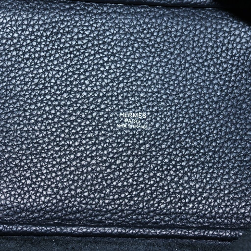 Hermes Picotin Lock PM Black Taurillon Clemence Silver — view 5