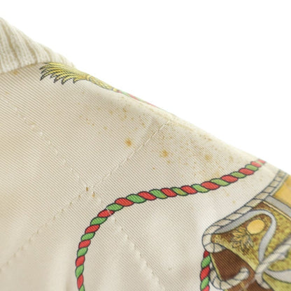 Hermes Tumble Drum Reversible Jacket Light Ivory Polyester 46 — view 5