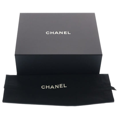 Chanel 25 Mini Caviar Leather Chain Shoulder Bag Gold Black Plate — view 6