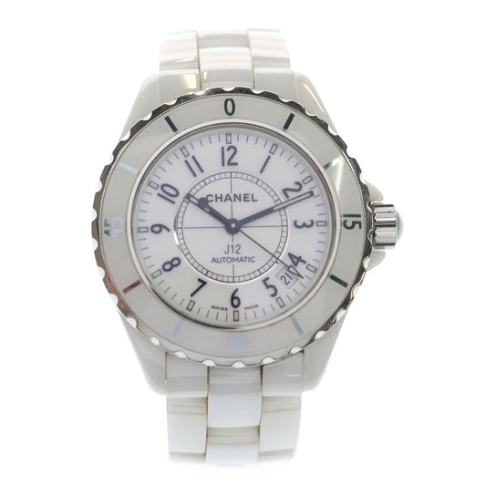 Chanel White Dial Ceramic Automatic Watch
