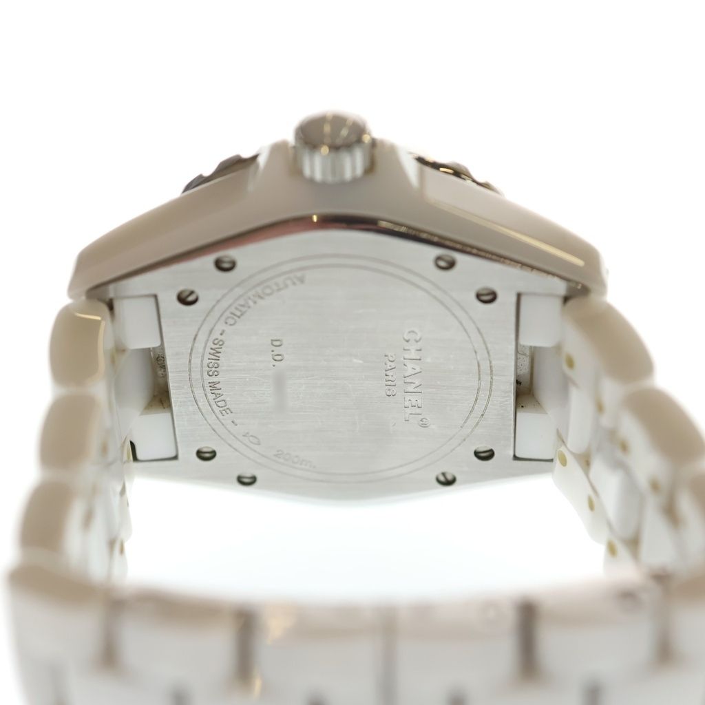 Chanel White Dial Ceramic Automatic Watch — view 5
