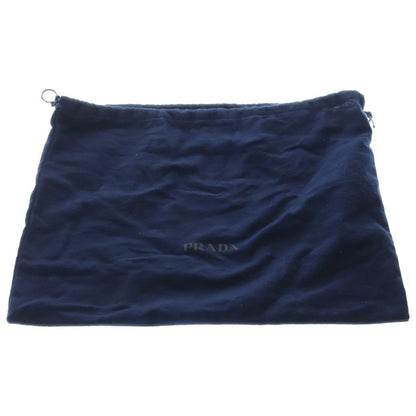 Prada Re-Nylon Shoulder Bag Black with Triangle Logo Pouch — view 7