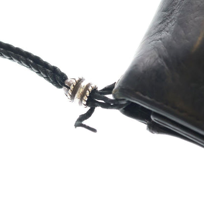 Chrome Hearts Strap Cross Ball Button Leather Wallet Black — view 5