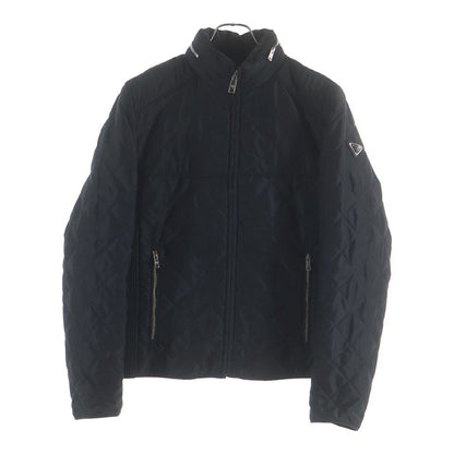 Prada Quilted Zip Up Jacket Black