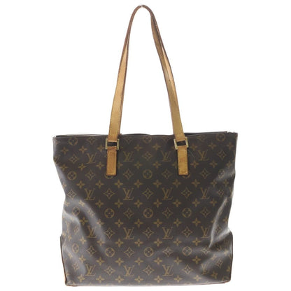 Louis Vuitton Cabas Piano Monogram Leather Hand Tote Gold Brown — view 2