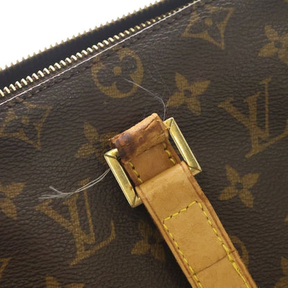 Louis Vuitton Cabas Piano Monogram Leather Hand Tote Gold Brown — view 6