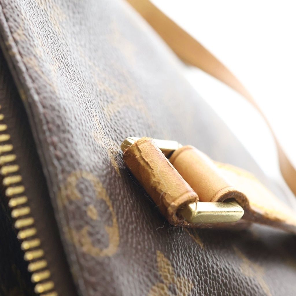 Louis Vuitton Cabas Piano Monogram Leather Hand Tote Gold Brown — view 7