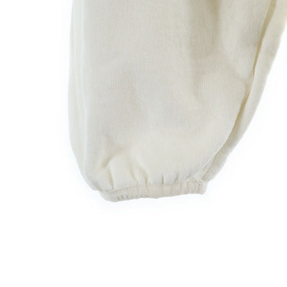 Dior Homme Logo Embroidery Stand Collar Half Zip Pullover Sweatshirt White — view 6